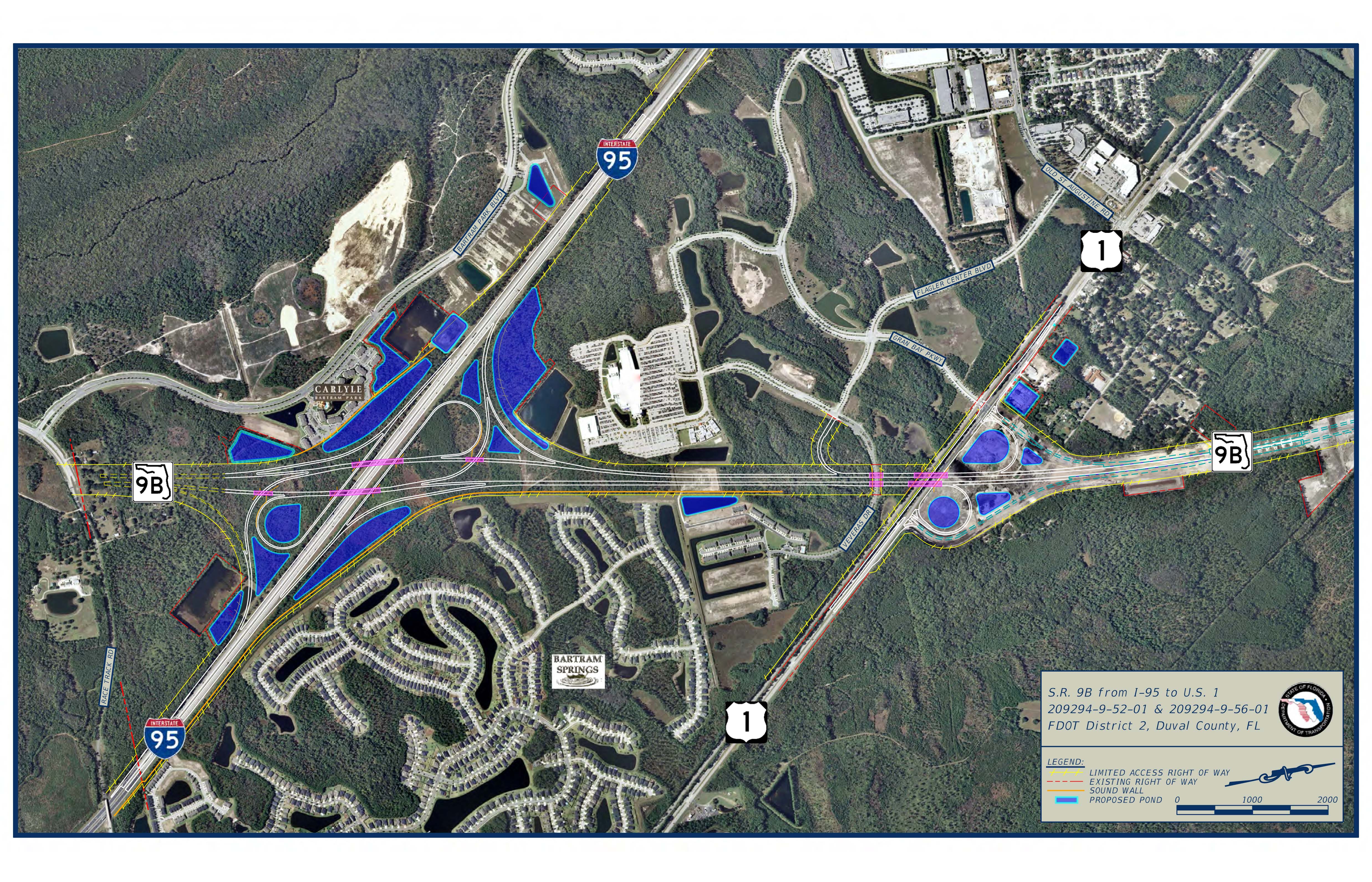 State Road 9B Phase Two Aerial Project Rendering
