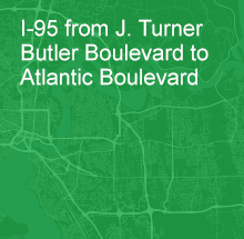 I-95 from J. Turner Butler Boulevard to Atlantic Boulevard
